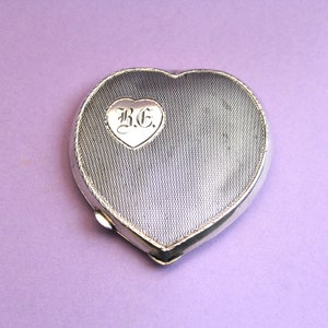 Highly collectable Broadway & Co Solid Silver Powder Compact/1950s