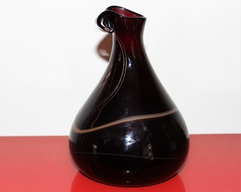 Vintage French Art glass Carafe /Bob le Bleis Vase/Highly collectable
