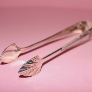 Antieke Victoriaanse suikertang/suikertang/gestempeld John Henry Potter jaren 1890