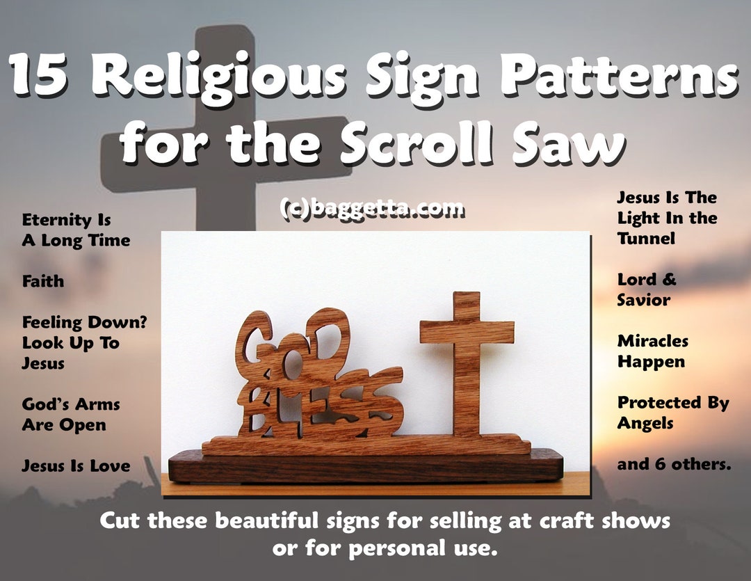 Religious Sign Patterns for the Scroll Saw Digital Ebook - Etsy religious-sign-patterns-for-the-scroll-saw-digital-ebook-etsy