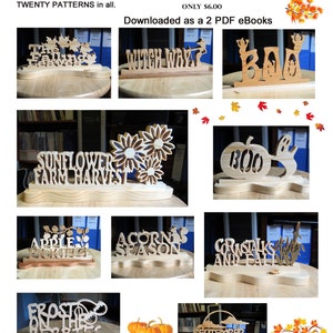Scrollsaw Fall Pattern eBook - Legal and Standard Size Patterns