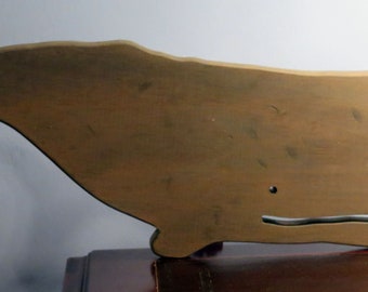 Whale Wall Hanging Handcut From Wood