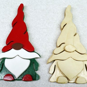 Making A Layered Gnome On the Scroll Saw eBook Pattern