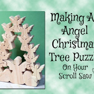 Angel Christmas Tree Puzzle Plus Patterns