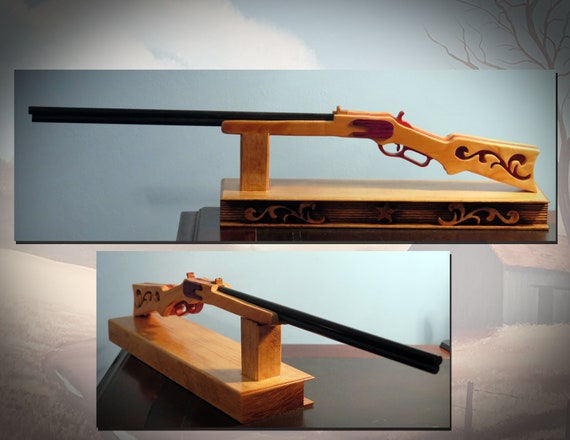 Modelo de madera hecho a mano de rifle Winchester -  México