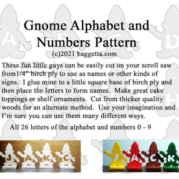 Scroll Saw Alphabet Patterns Etsy