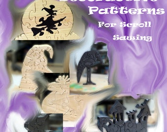 Halloween Puzzles and Decorations Patterns for Scroll Saw
