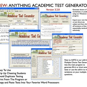 Anything Test Generator Software for Windows PC