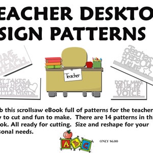 Scrollsaw Teacher Sign Patterns e-bok