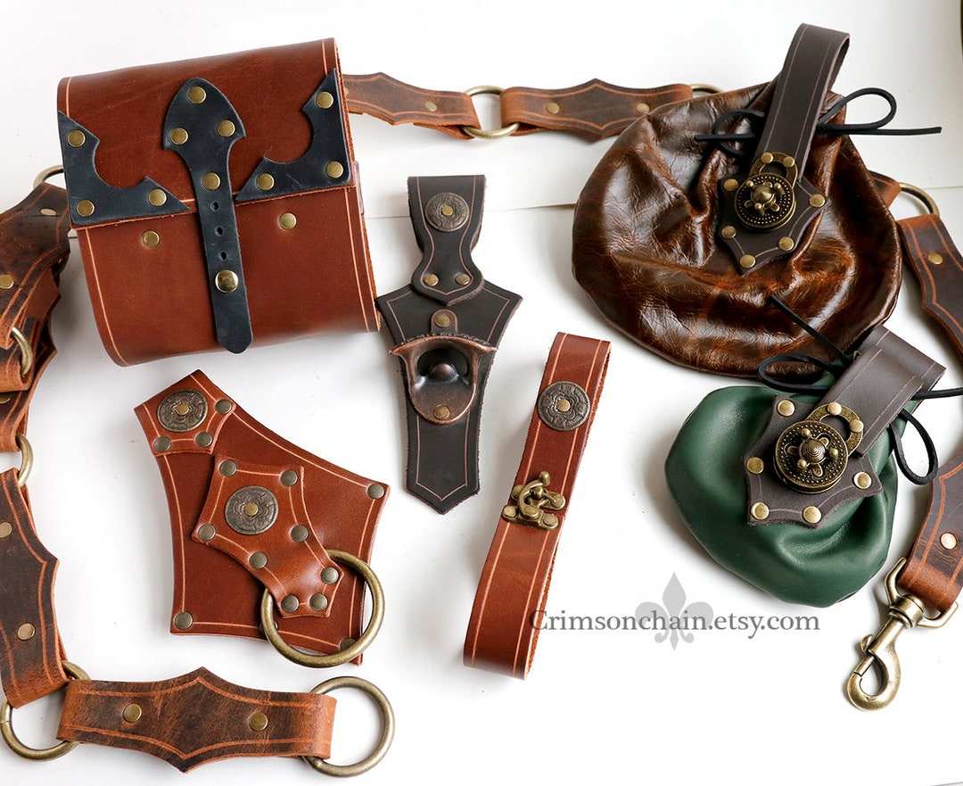 Ring Belt With Accessories Set 4 by Crimson Chain Etsy