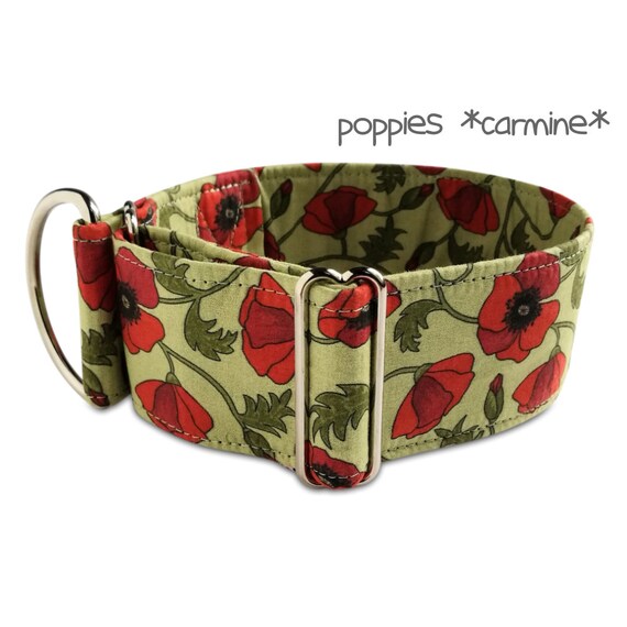 Dog poppy collar Clearance