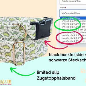 halloween dog collar, dog collar skulls, cute bats blue martingale dog collar, greyhound fabric collar / creepy friends image 7