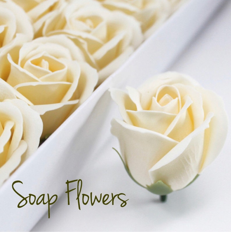 BLOOMING LOVELY BOUQUET Bathe in Beauty Luxury Soap Flowers Valentines Day Red Roses Mum Spa Kit Bath Time Pamper Set image 5