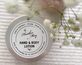 Luxury Hand & Body Lotion - 100ml - Refillable - Moisturiser - Refill - Eco Living - Cruelty Free - Vegan - Skincare - Hand Cream - Travel