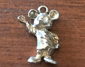 Vintage Mickey Mouse Walt Disney Prod. Sterling Silver 925 Charm or Pendant