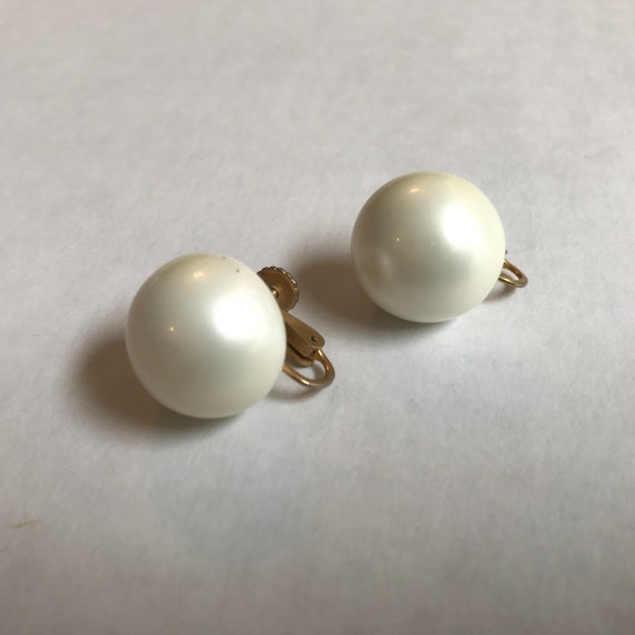 Vintage Marvella faux pearl and Gold tone Moderni… - image 1