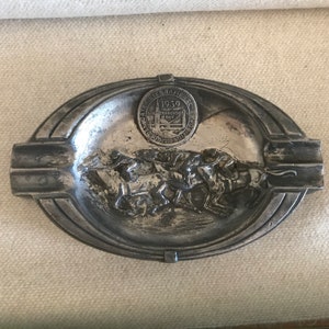 Golden Gate International Exposition San Francisco 1939 California Ashtray Horse Racing Rare