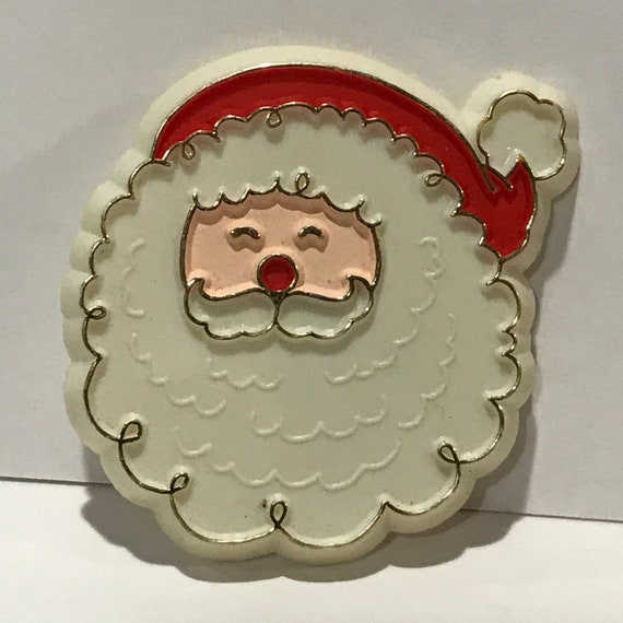 Vintage Christmas Holiday Hallmark Santa Claus Br… - image 1