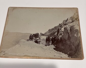 Rare Early Southern California Irrigation Canal Large format Infrastructure photo