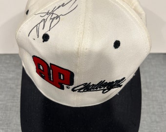 AP Challenge Jeremy Mayfield Signed NASCAR Race car Racing Vintage Snap back hat