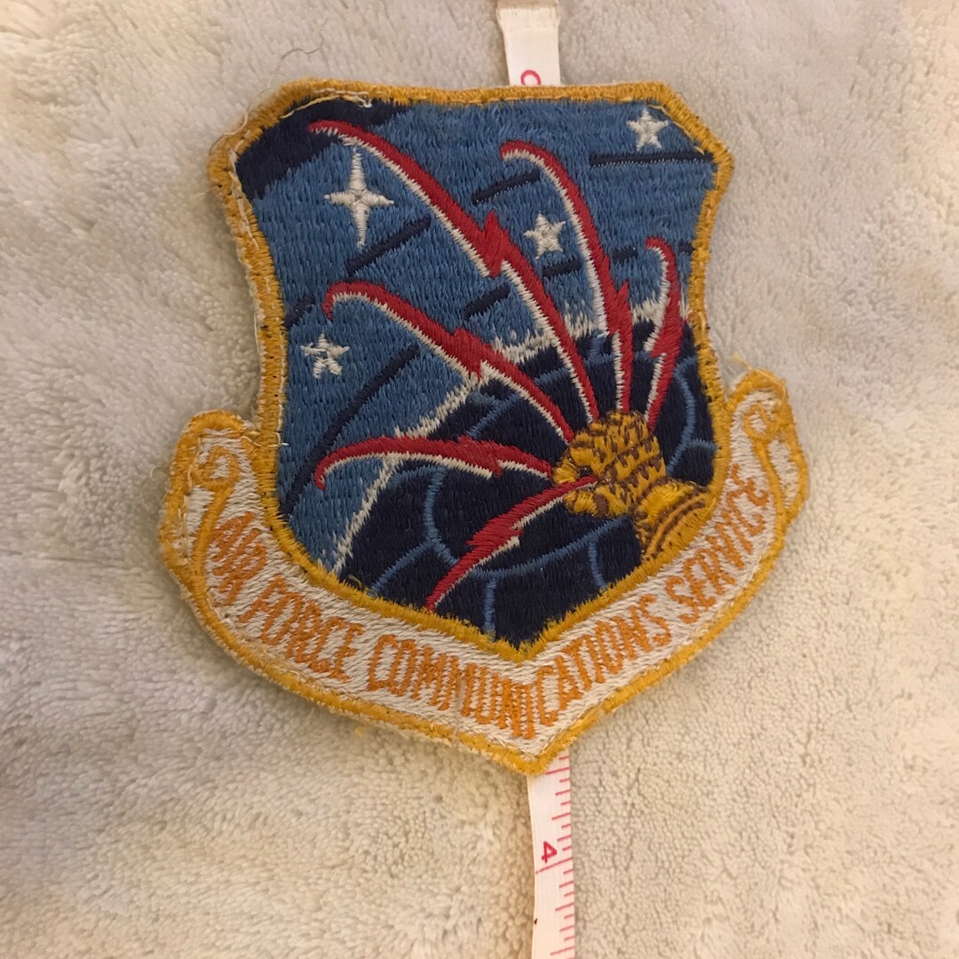 Vintage Airforce Military Communications Service Jacket Patch - Etsy