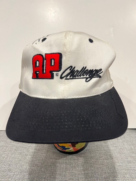 AP Challenge Jeremy Mayfield Signed NASCAR Race car Racing Vintage Snap back hat View 2