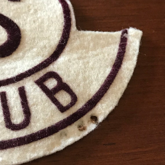 Vintage "S" Club Letterman Biker Jacket Patch - image 2