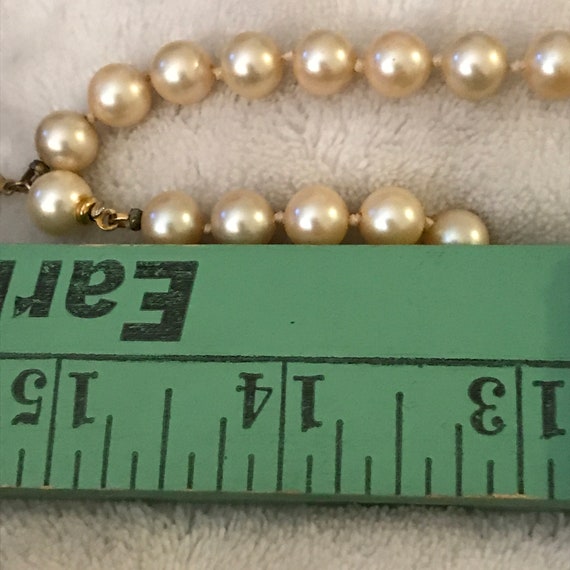 Vintage Marvella faux pearl and Gold tone Moderni… - image 4