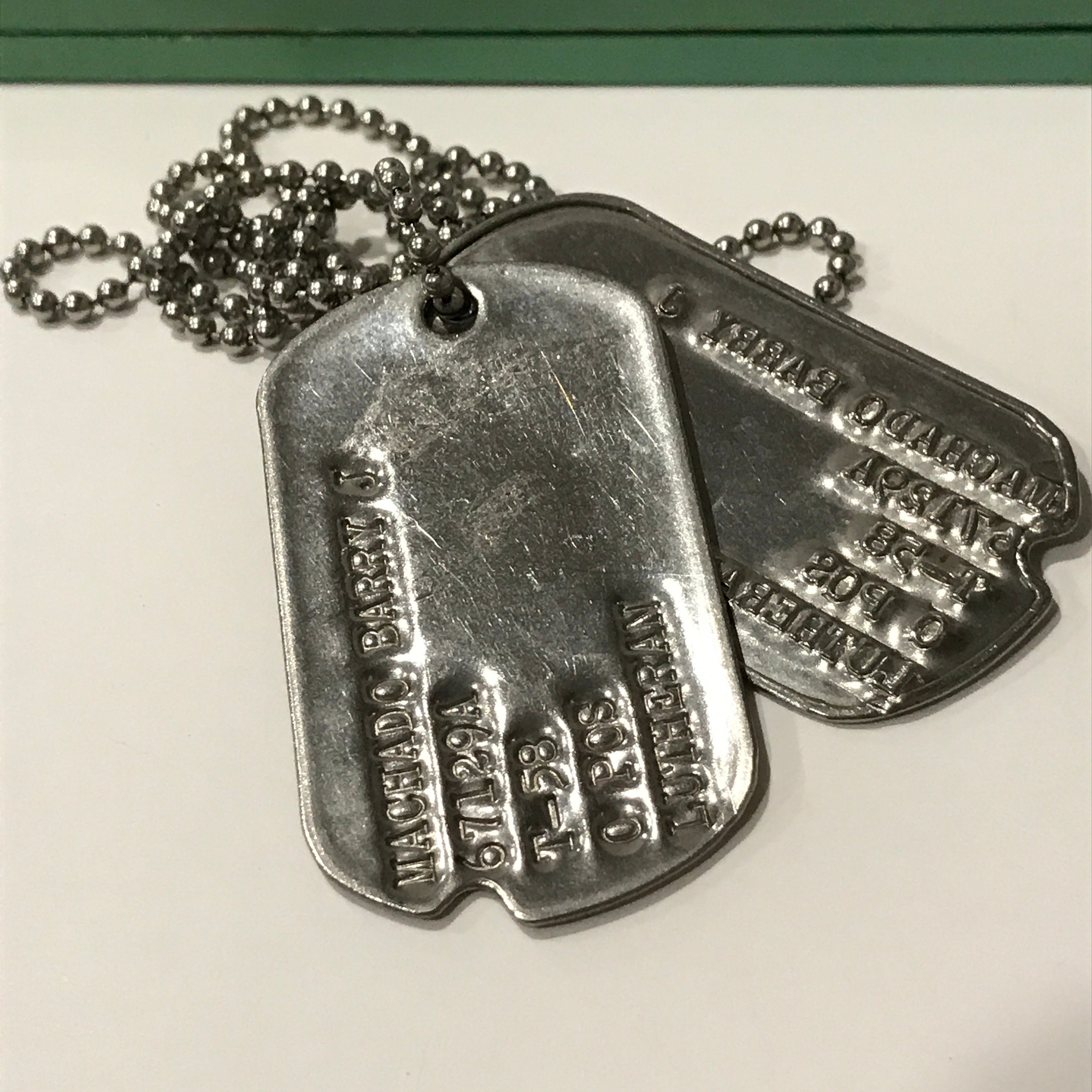 U.S. Military Dog Tag Cross with Chain - VetFriends