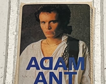 Vintage 1984 Adam Ant rare Rock Sticker Vending machine Winterland Productions