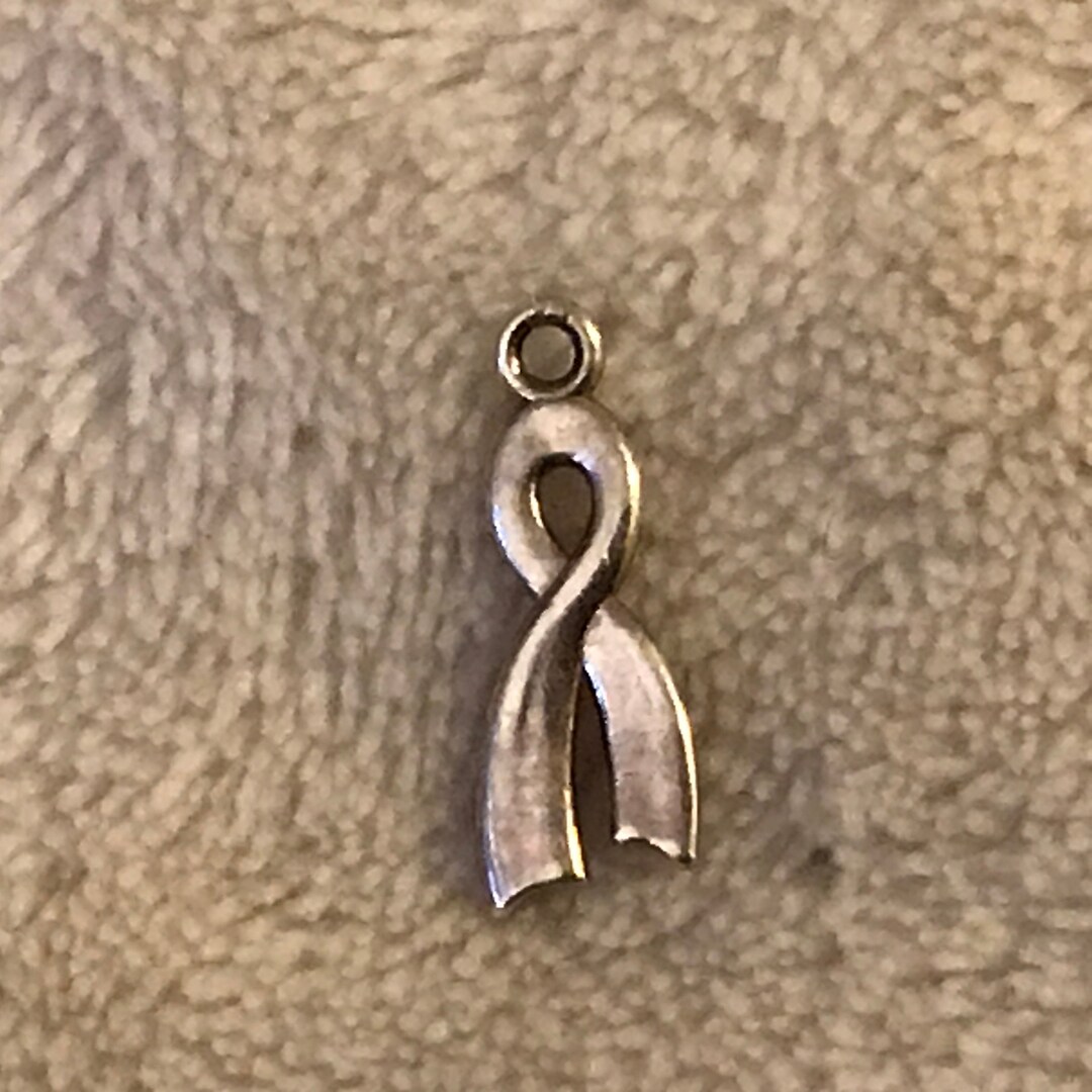 Vintage Breast Cancer Ribbon Remembrance Survival Sterling Silver ...