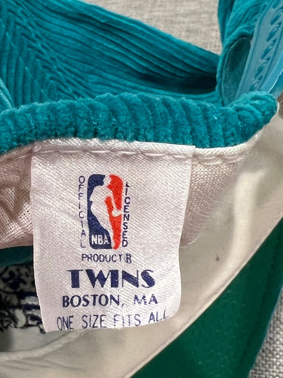 Charlotte Hornets NBA Basketball Corduroy Vintage Twins Snap