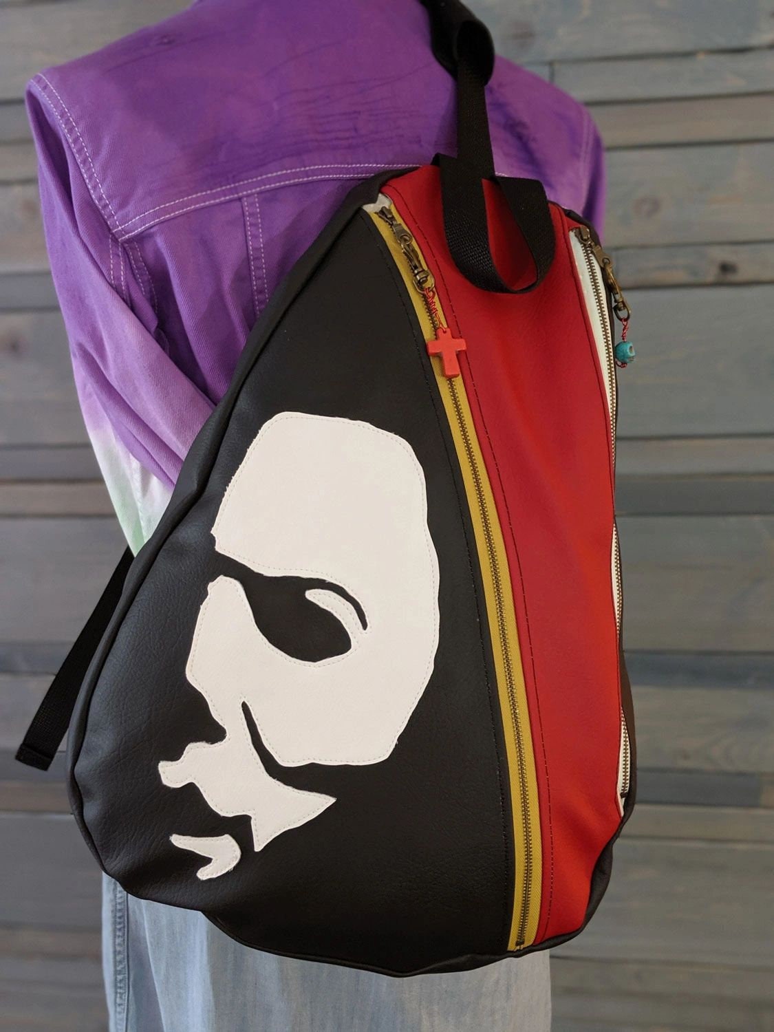 Halloween Michael Myers Its 31st October Waterproof Leather Folded Messenger Nylon Bag Travel Tote Hopping Folding School Handbags 