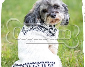 Dog sweater "Phuyu" NOW in White and Black