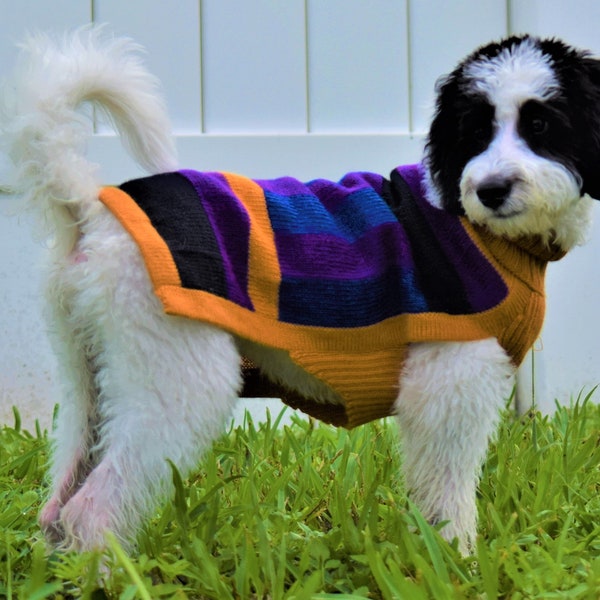 Dog Sweater  - "Violet" made of Alpaca Wool