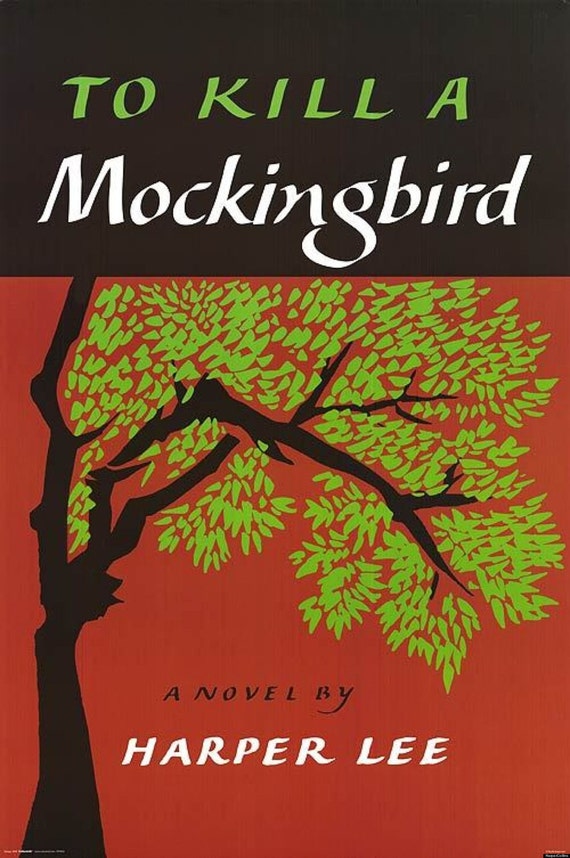 8x10 Color Photo To Kill a Mockingbird Book Cover