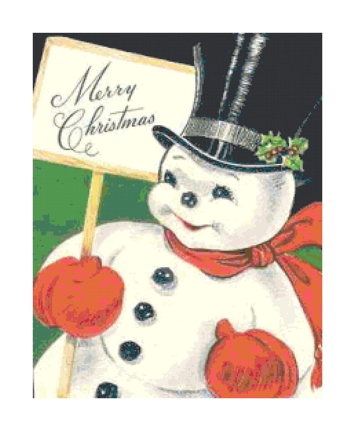 Handmade Retro Vintage Merry Christmas Snowman Handmade PDF Etsy handmade-retro-vintage-merry-christmas-snowman-handmade-pdf-etsy