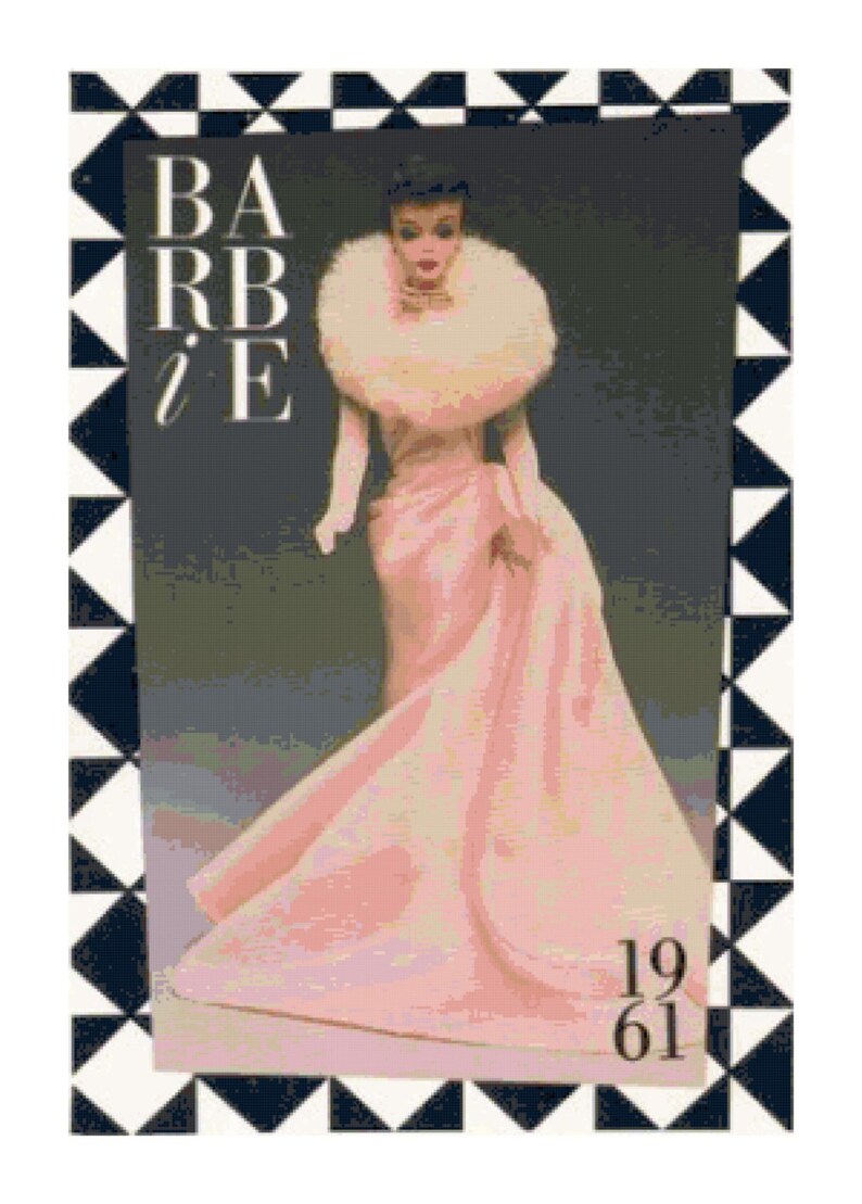 vintage barbie poster