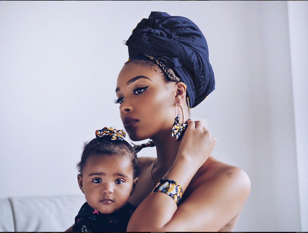 CLASSIC NAVY Blue HEADWRAP Turban headscarf Headband Etsy