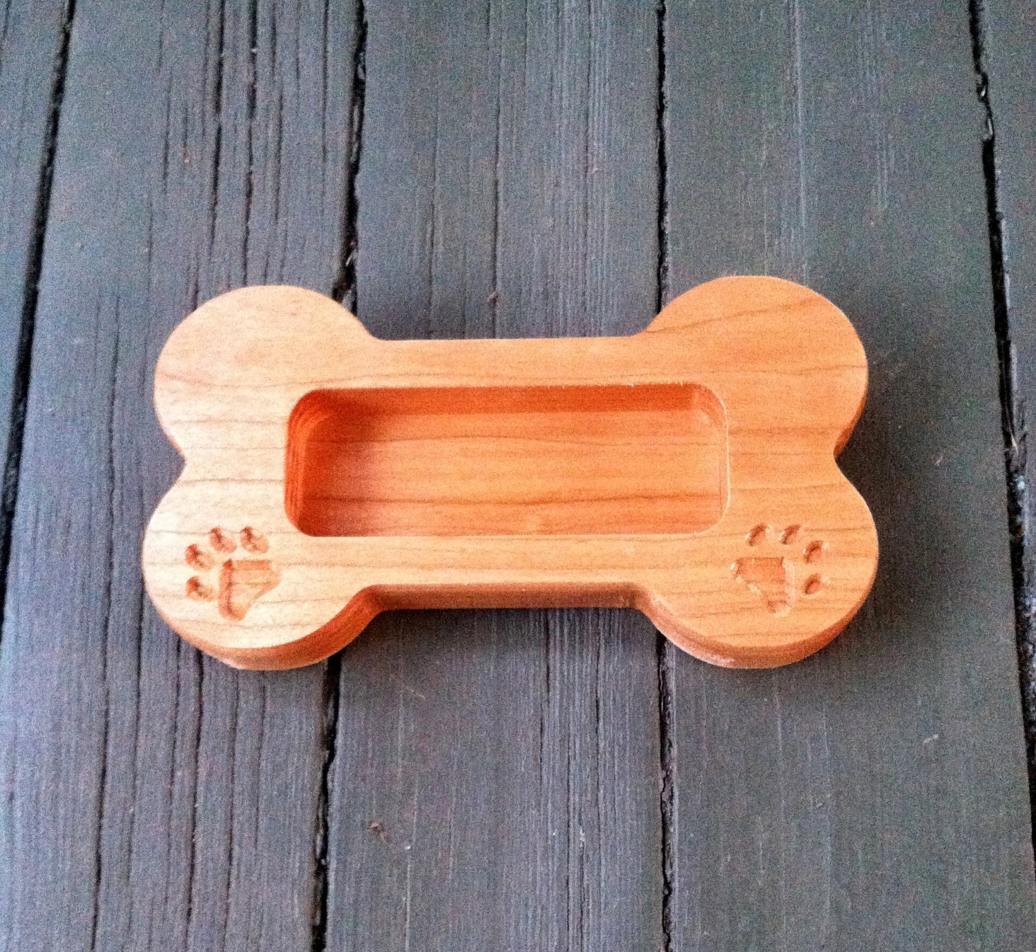 Business Card Holder Carved Wood Dog Bone Dog Card Holder Etsy Canada