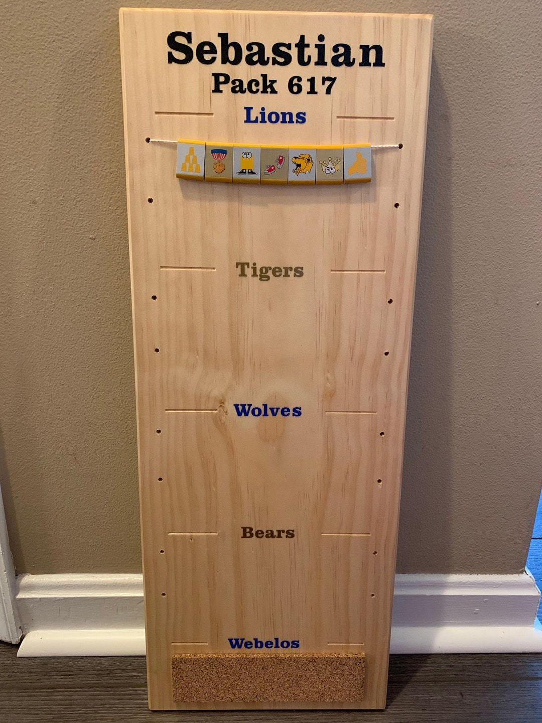 Cub Scout Belt Loop Display elos Belt Loop and Pin Etsy