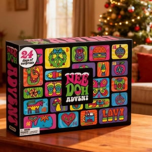 Calendrier de l&#39;Avent de Noël 2025, 24 jours de surprises sensorielles, cadeau de Noël