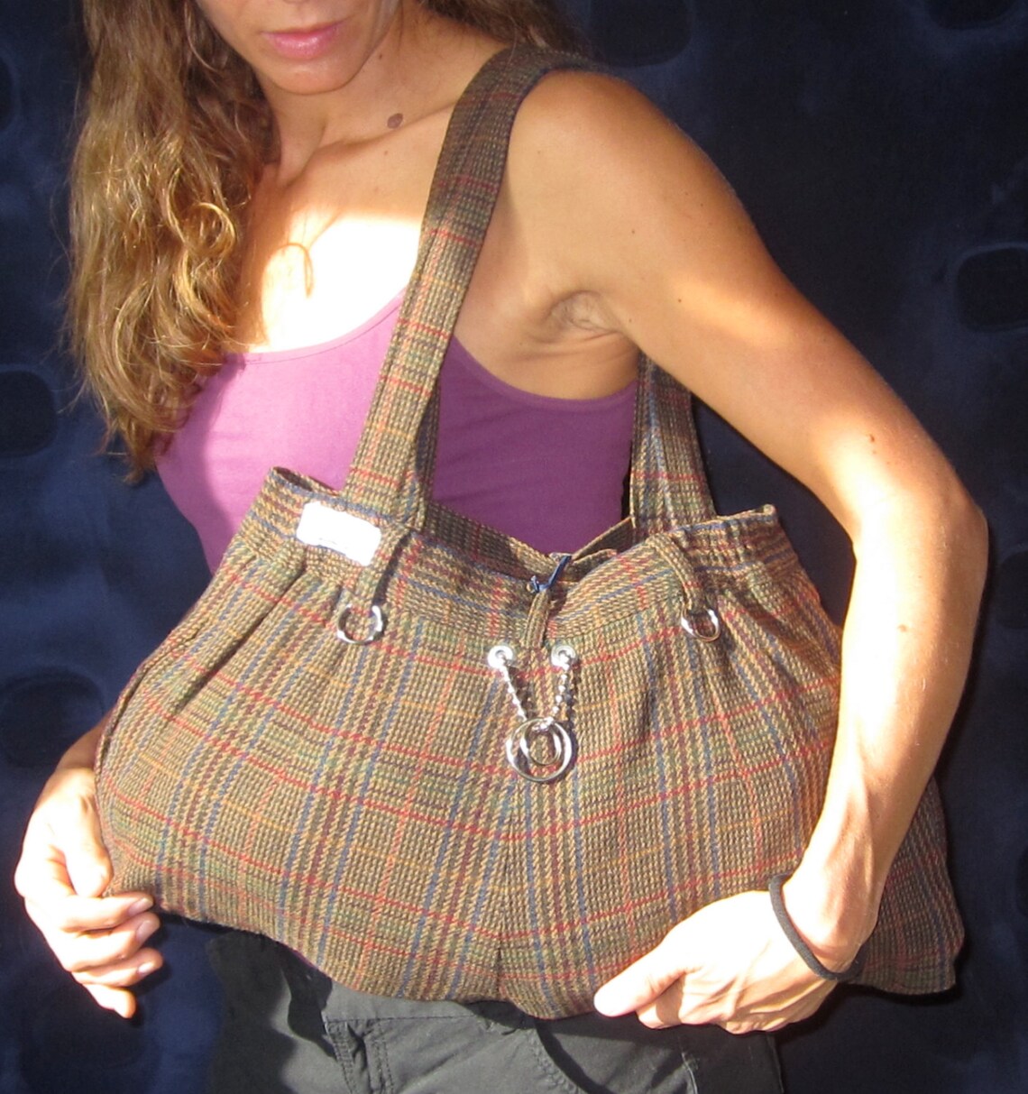 Tote Bag WOOL/WOOLENS, fully lined, All bag styles are 1 of a kinds