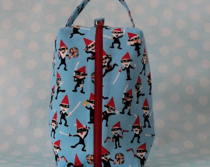 Ninja Gnomes Project Bag: Knitting, Crochet, and Craft Storage