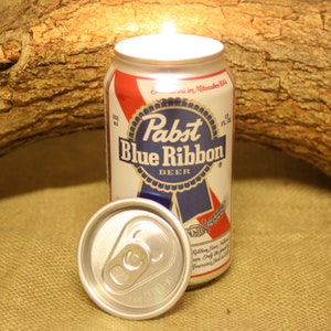 Pabst Candle, You Choose the Scent You Want in This Upcycled Beer Can, Great Gift for Beer Lover, Mandle, Pabst Can Candle