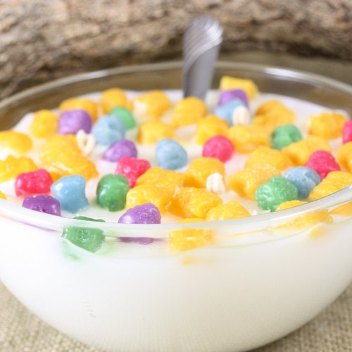 Berry Crunch Cereal Bowl Candle Scented in Captain Crunch Etsy