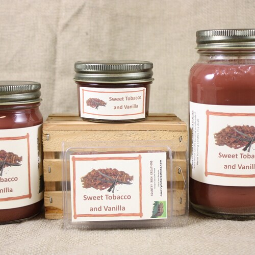 Sweet Tobacco and Vanilla Scented Candles and Wax Melts Etsy