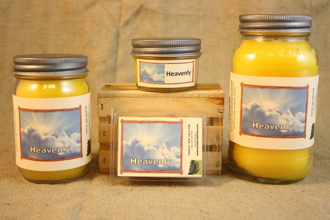 Heavenly Scented Candle and Wax Melts Women Perfume Scent Etsy