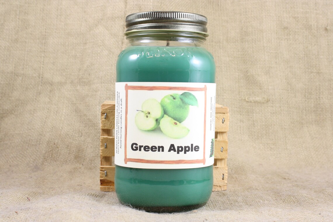 Green Apple Scented Candle and Wax Melts Highly Scented Etsy UK