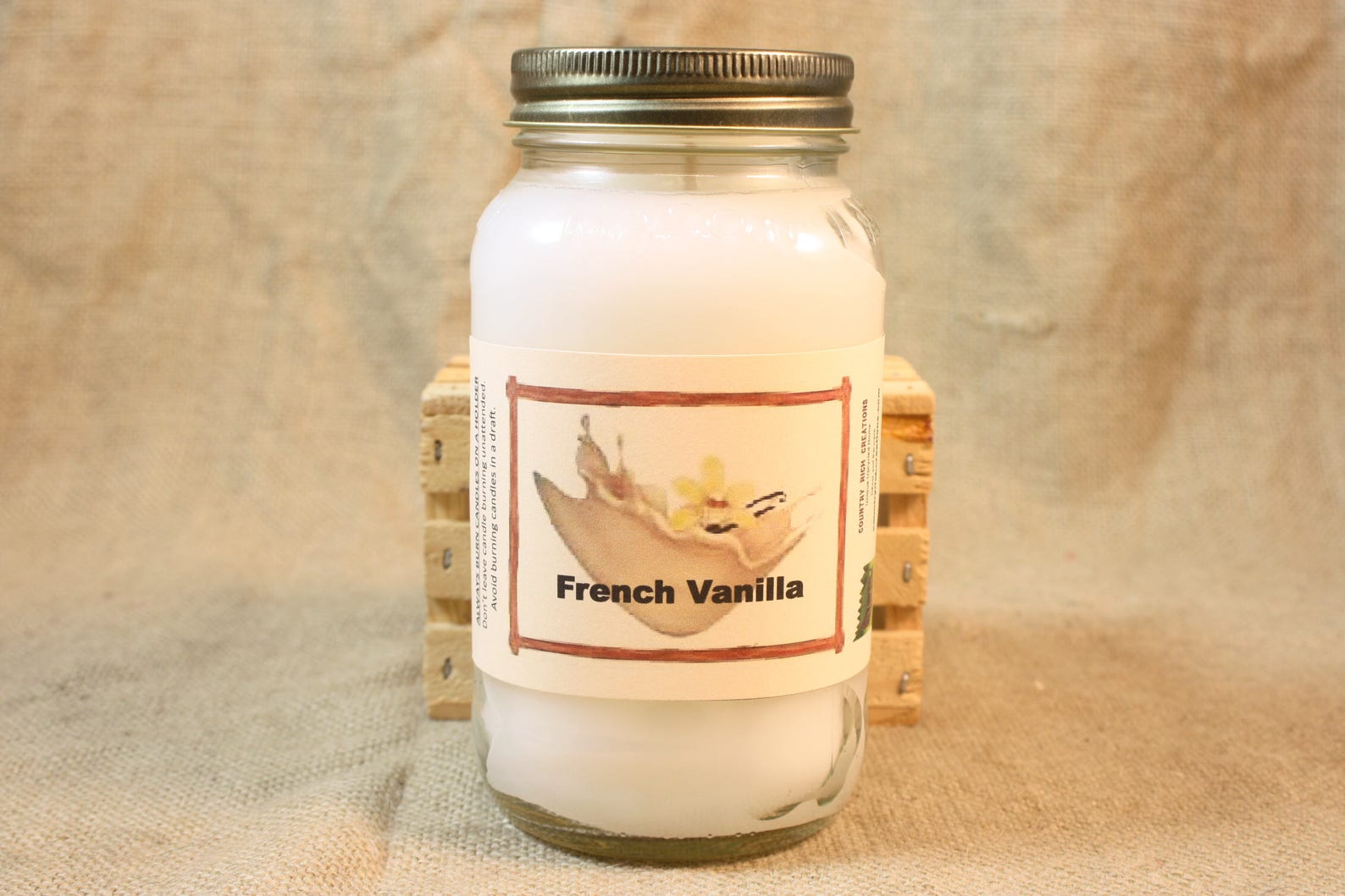 French Vanilla Scented Candle French Vanilla Scented Wax Etsy